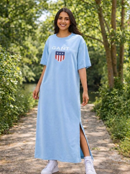 فستان جانت نص كم وطويل